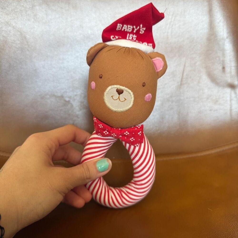 teddy bear rattle toy